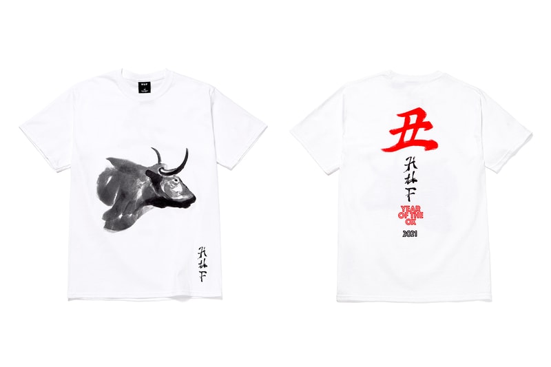 huf year of the ox apparel collection release info hoodie crewneck t-shirt tee long sleeve chinese new year release info date photos price store list buying guide