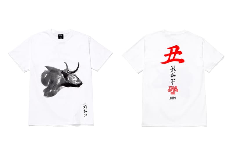 huf year of the ox apparel collection release info hoodie crewneck t-shirt tee long sleeve chinese new year release info date photos price store list buying guide