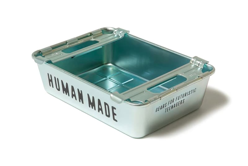 HUMAN MADE steel Stacking Box Clean Storing storage unit shelving foldable nigo accessories home ware solutions storing stackable info