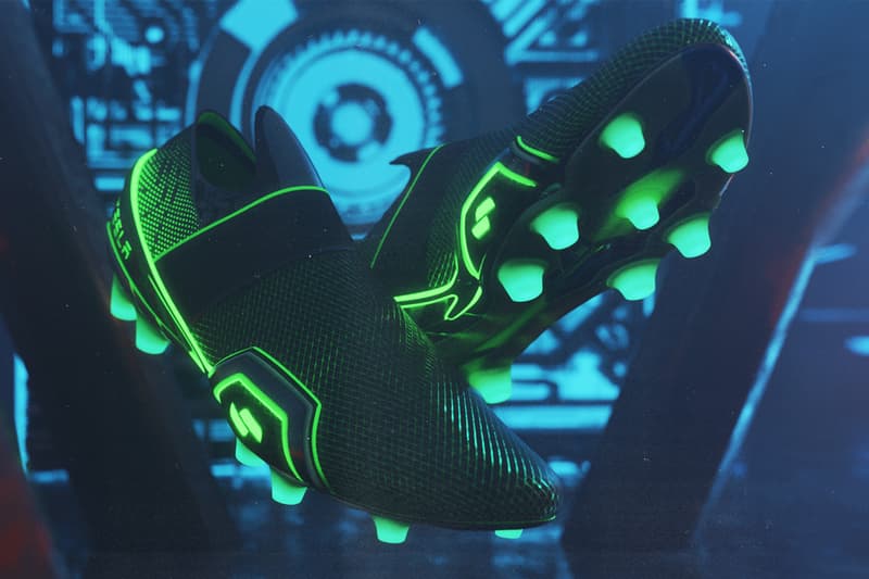 CGI Artist Product Designer VFX Hussain Almossawi Reimagines Tesla Inspired Football Cleats Boots Soccer Futuristic Electric Cars Tron