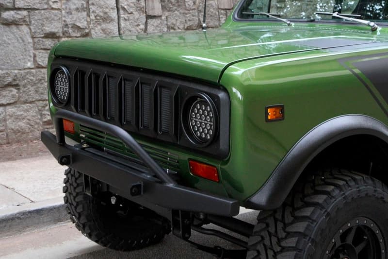 International Harvester 1977 Scout II motorcar studio Sale SUVs Off Roading 4x4 trucks sales green motorcar studio