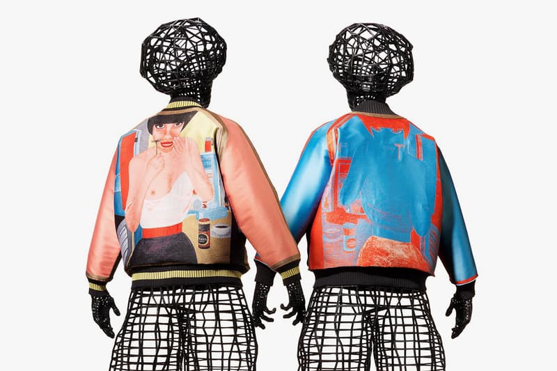 Tadanori Yokoo x Issey Miyake APOC SS21 Jackets spring summer 2021 artwork painting stadium bomber 0 a piece of cloth japan