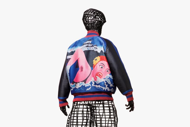 Tadanori Yokoo x Issey Miyake APOC SS21 Jackets spring summer 2021 artwork painting stadium bomber 0 a piece of cloth japan