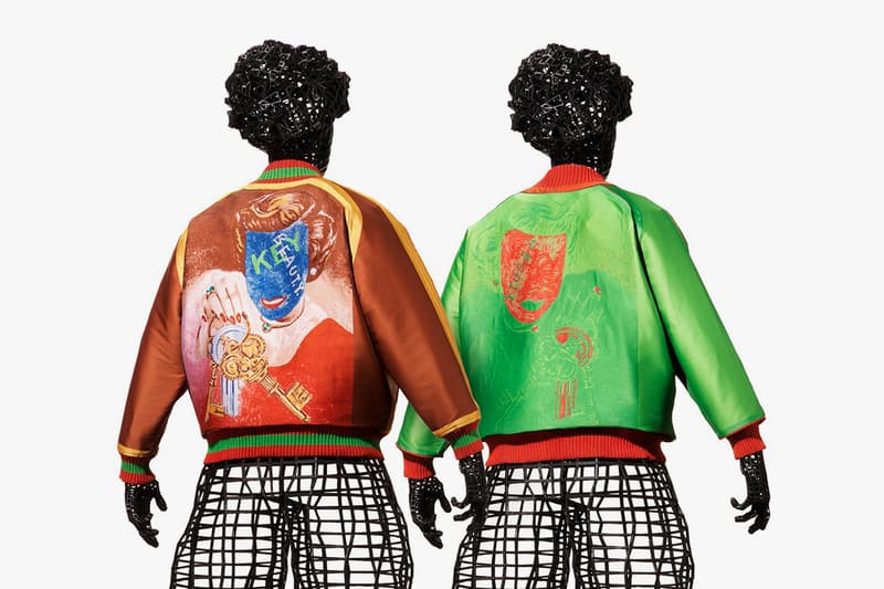 Tadanori Yokoo x Issey Miyake APOC SS21 Jackets spring summer 2021 artwork painting stadium bomber 0 a piece of cloth japan