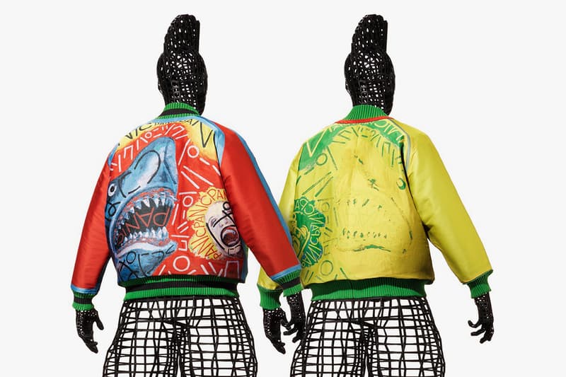 Tadanori Yokoo x Issey Miyake APOC SS21 Jackets spring summer 2021 artwork painting stadium bomber 0 a piece of cloth japan