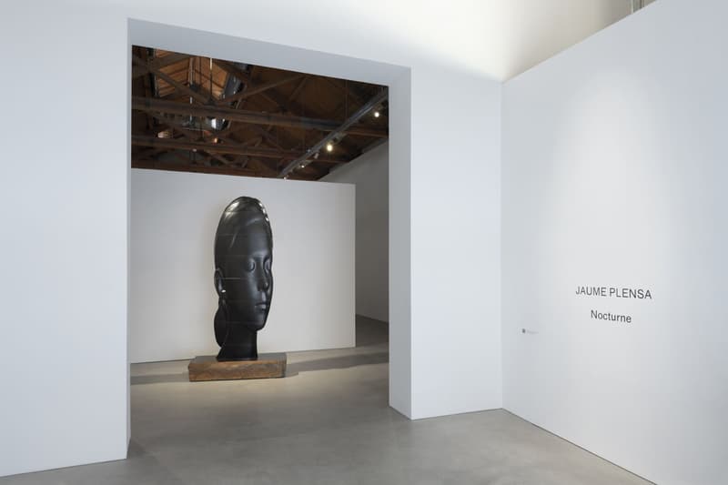 jaume plensa nocturne gray warehouse sculptures exhibitions