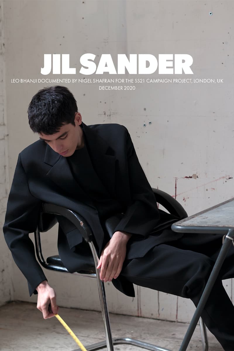 Jil Sander SS21 Menswear Campaign Visuals Photographers Touch Intimacy Mario Sorrenti Chris Rhodes Lucie Luke Meier