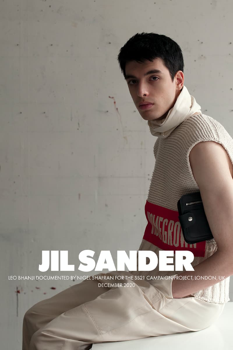 Jil Sander SS21 Menswear Campaign Visuals Photographers Touch Intimacy Mario Sorrenti Chris Rhodes Lucie Luke Meier