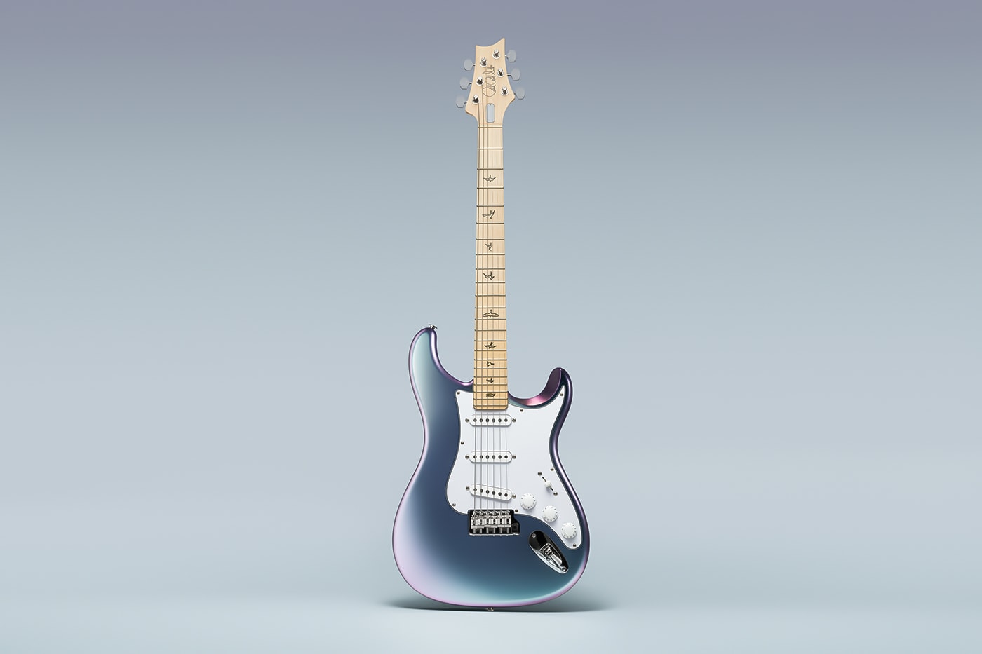 John Mayer PRS Guitars Silver Sky Guitar Limited Edition Release Info Buy Price polychromatic Lunar Ice finish