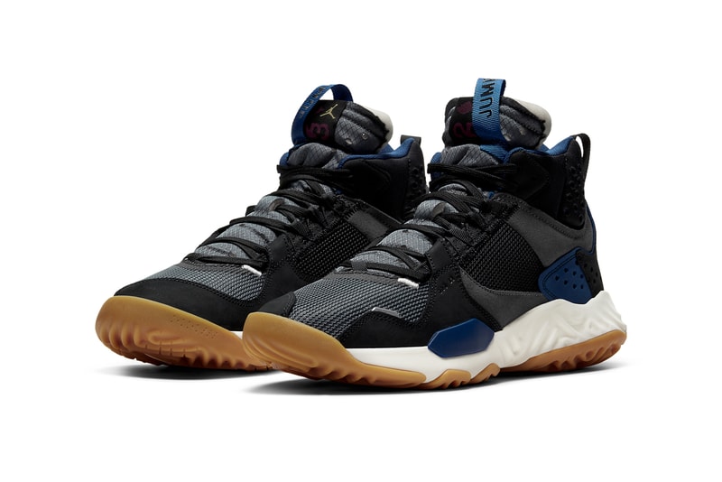air michael jordan brand delta mid black storm blue gym red dark grey white gum DC2130 006 official release date info photos price store list buying guide