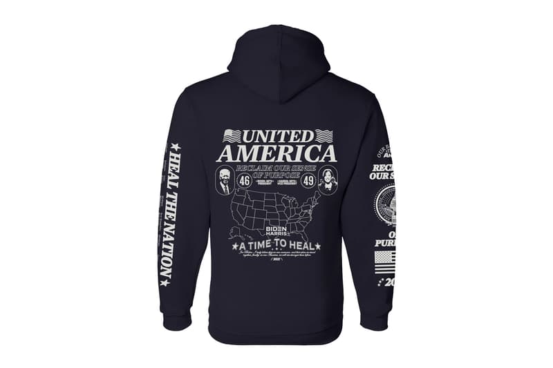 Joseph R Biden Jr Kamala Harris presidential inauguration committee store AURORA JAMES joe perez thakoon panichgul roxanne assoulin gabriela hearst release