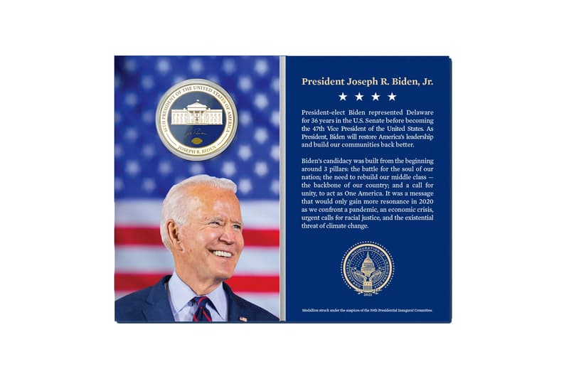 Joseph R Biden Jr Kamala Harris presidential inauguration committee store AURORA JAMES joe perez thakoon panichgul roxanne assoulin gabriela hearst release