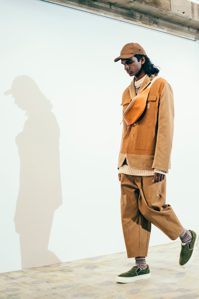 junya watanabe man fall winter 2021 fw21 collaborations loyle carner stepney workers club carhartt levis details