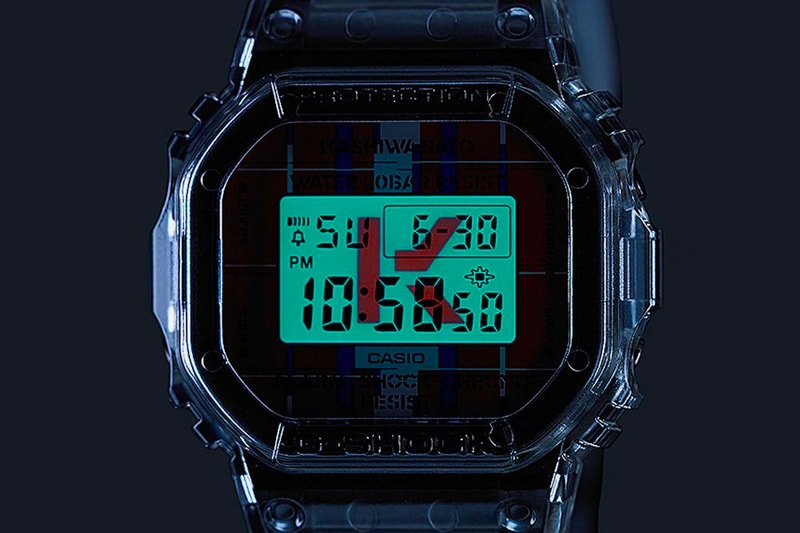 Kashiwa Sato x Casio G-SHOCK DW-5600ks Watch Collaboration timepiece band bezel release date info buy customize skeleton