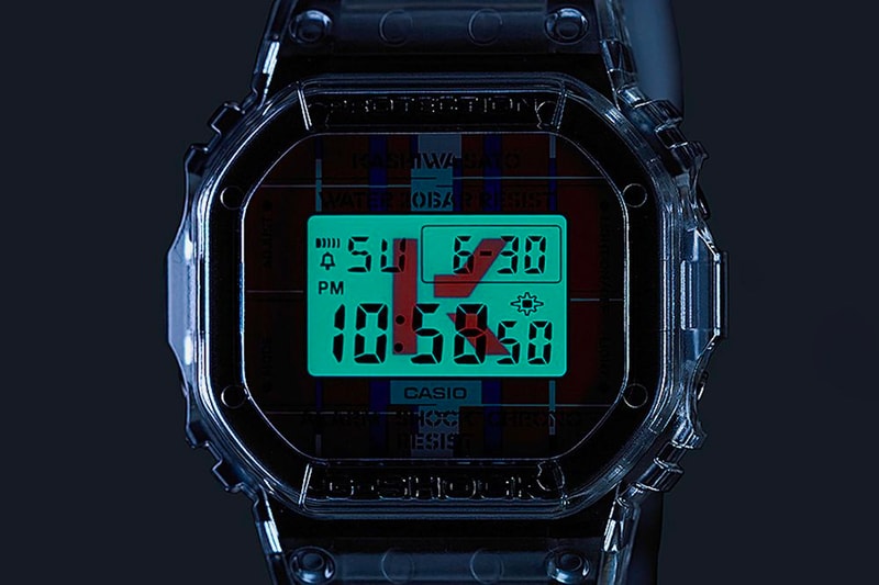 Kashiwa Sato x Casio G-SHOCK DW-5600ks Watch Collaboration timepiece band bezel release date info buy customize skeleton