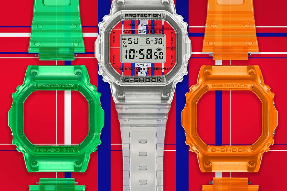 Kashiwa Sato X Casio G Shock Dw 5600 Watch Collab Hypebeast Kashiwa Sato X Casio G Shock Dw 5600 Watch Collab Hypebeast