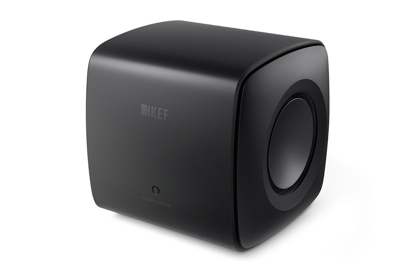 KEF KC62 Uni Core Force Cancelling Subwoofer speaker technology tech engineer patent ibx smartlimiter wireless audio 1000W RMS Class D amplification P Flex pressure info