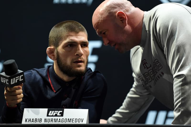 Khabib Nurmagomedov Official Retirement Decision Announcement UFC Dana White Lightweight Champion Conor McGregor