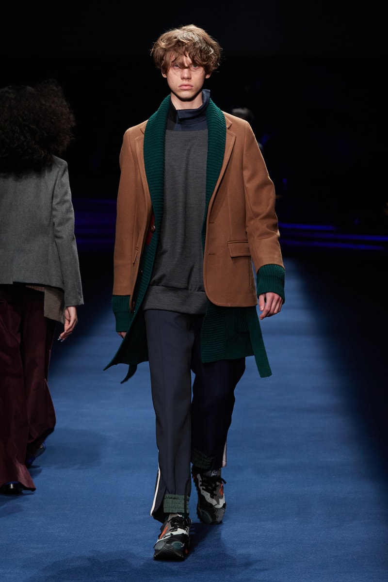 kolor Fall/Winter 2021 Collection Runway Show fw21 menswear womenswear japan junichi abe adidas collaboration