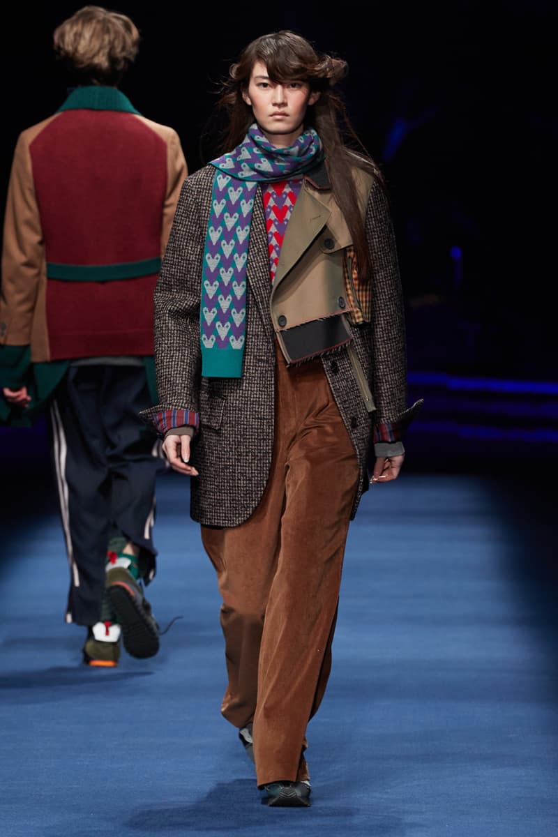 kolor Fall/Winter 2021 Collection Runway Show fw21 menswear womenswear japan junichi abe adidas collaboration