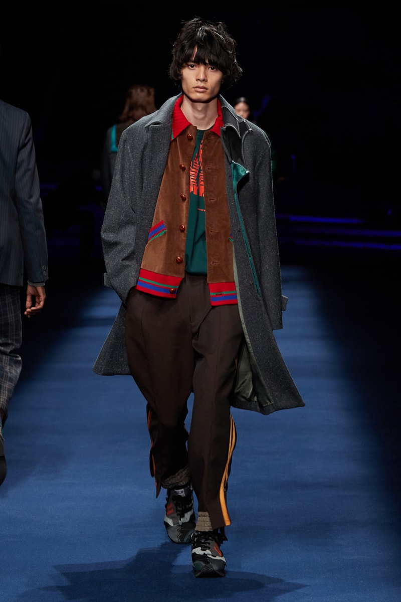 kolor Fall/Winter 2021 Collection Runway Show fw21 menswear womenswear japan junichi abe adidas collaboration