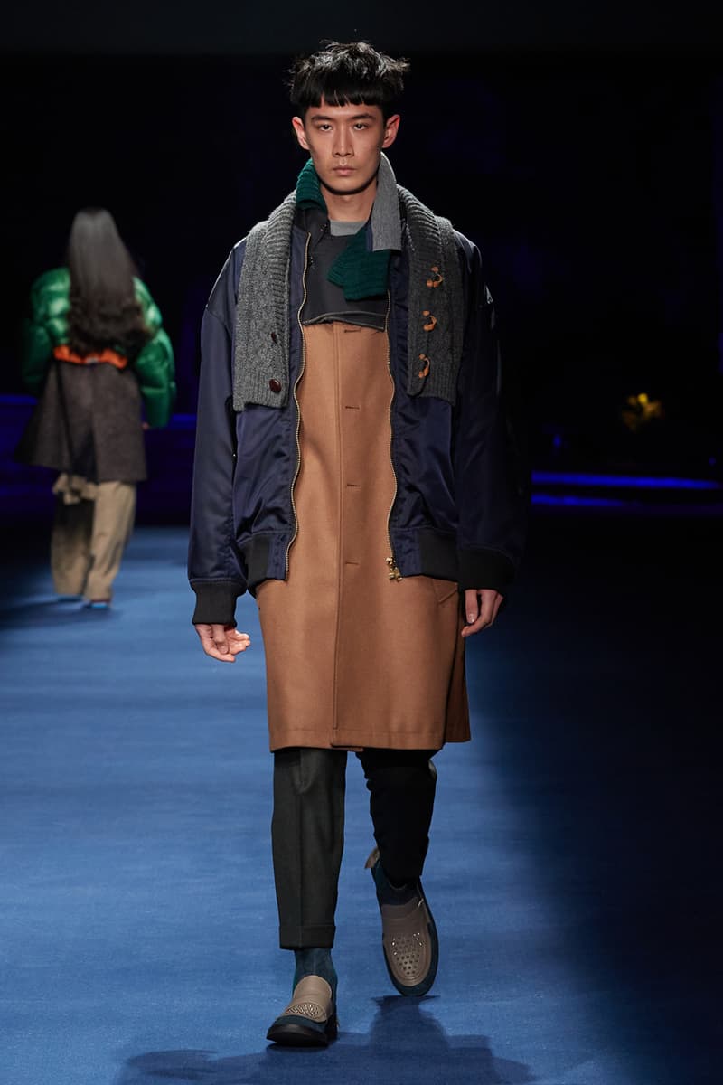 kolor Fall/Winter 2021 Collection Runway Show fw21 menswear womenswear japan junichi abe adidas collaboration