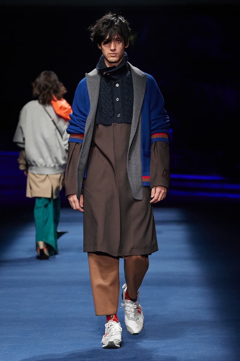 kolor Fall/Winter 2021 Collection Runway Show fw21 menswear womenswear japan junichi abe adidas collaboration