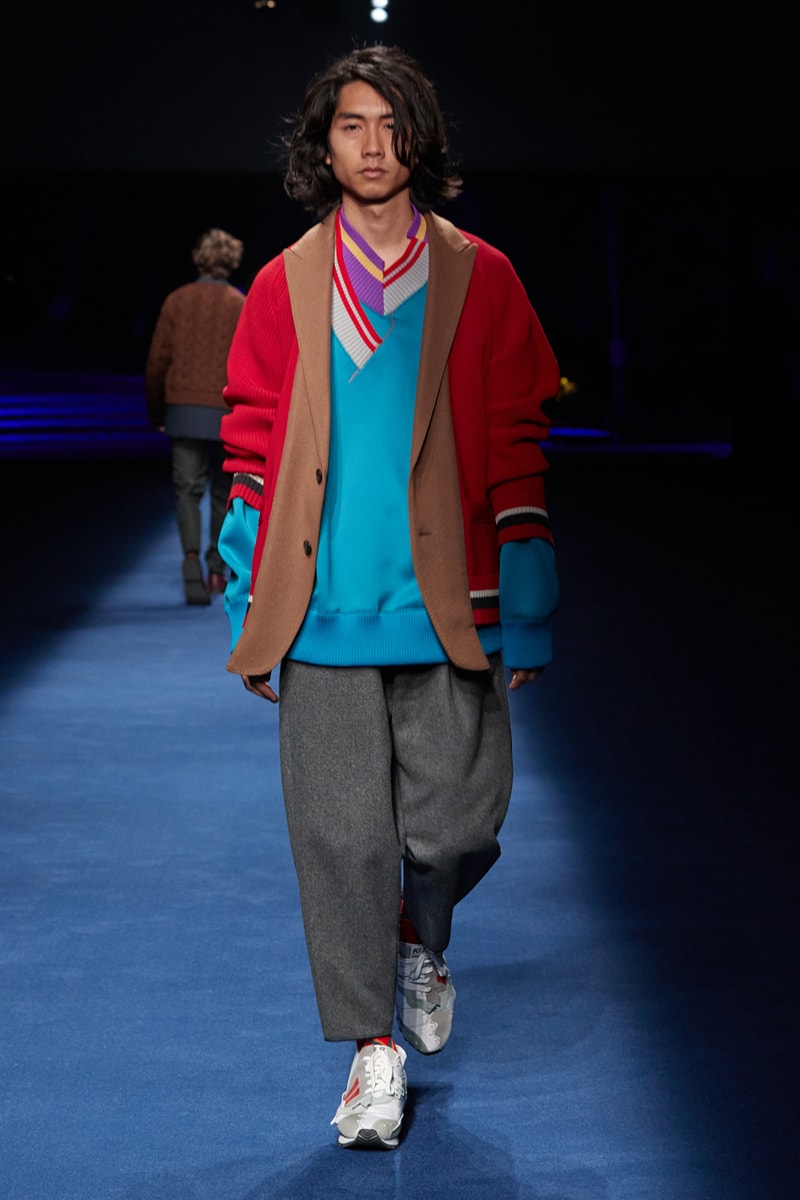 kolor Fall/Winter 2021 Collection Runway Show fw21 menswear womenswear japan junichi abe adidas collaboration