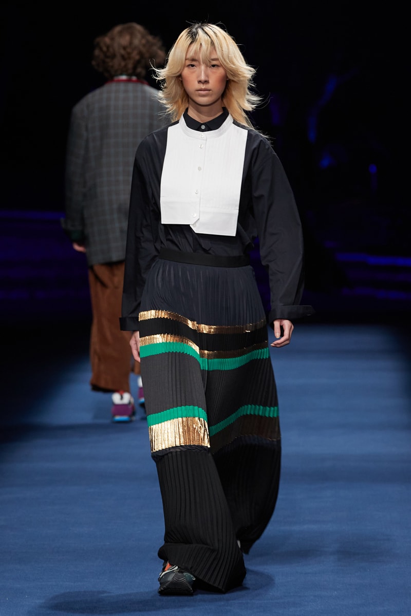 kolor Fall/Winter 2021 Collection Runway Show fw21 menswear womenswear japan junichi abe adidas collaboration