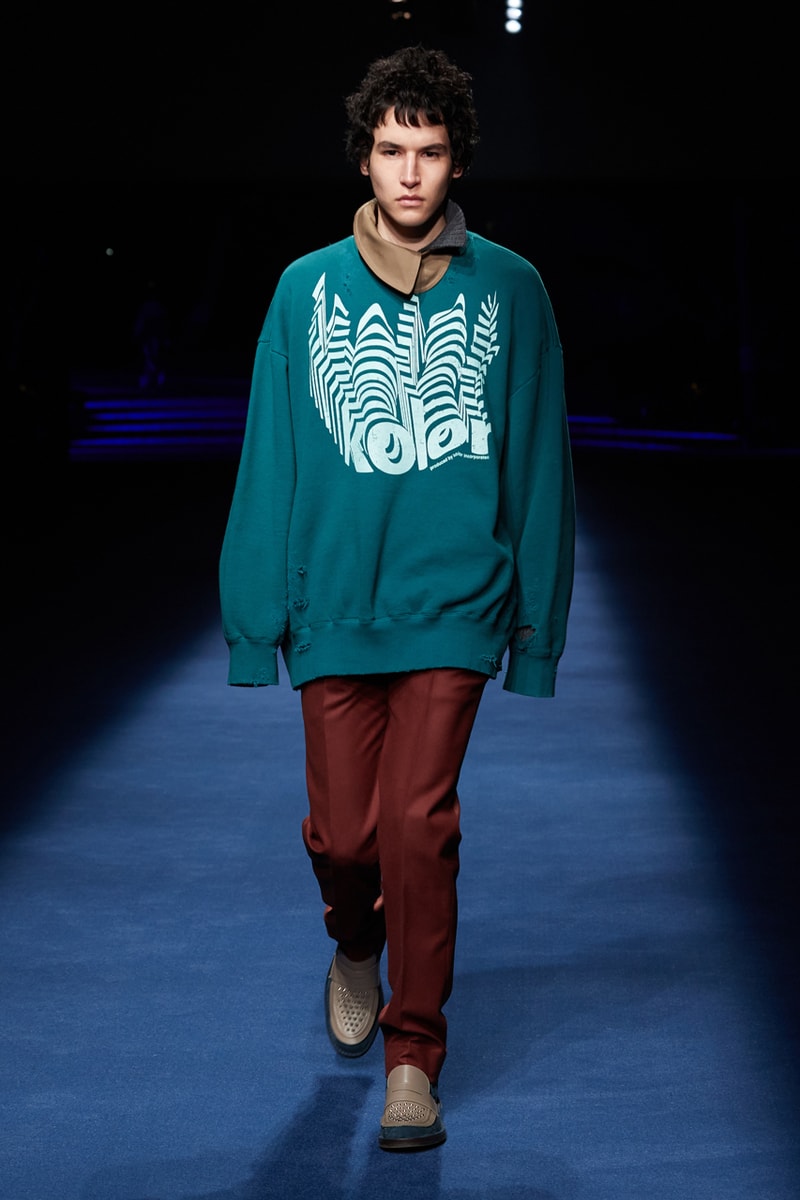 kolor Fall/Winter 2021 Collection Runway Show fw21 menswear womenswear japan junichi abe adidas collaboration
