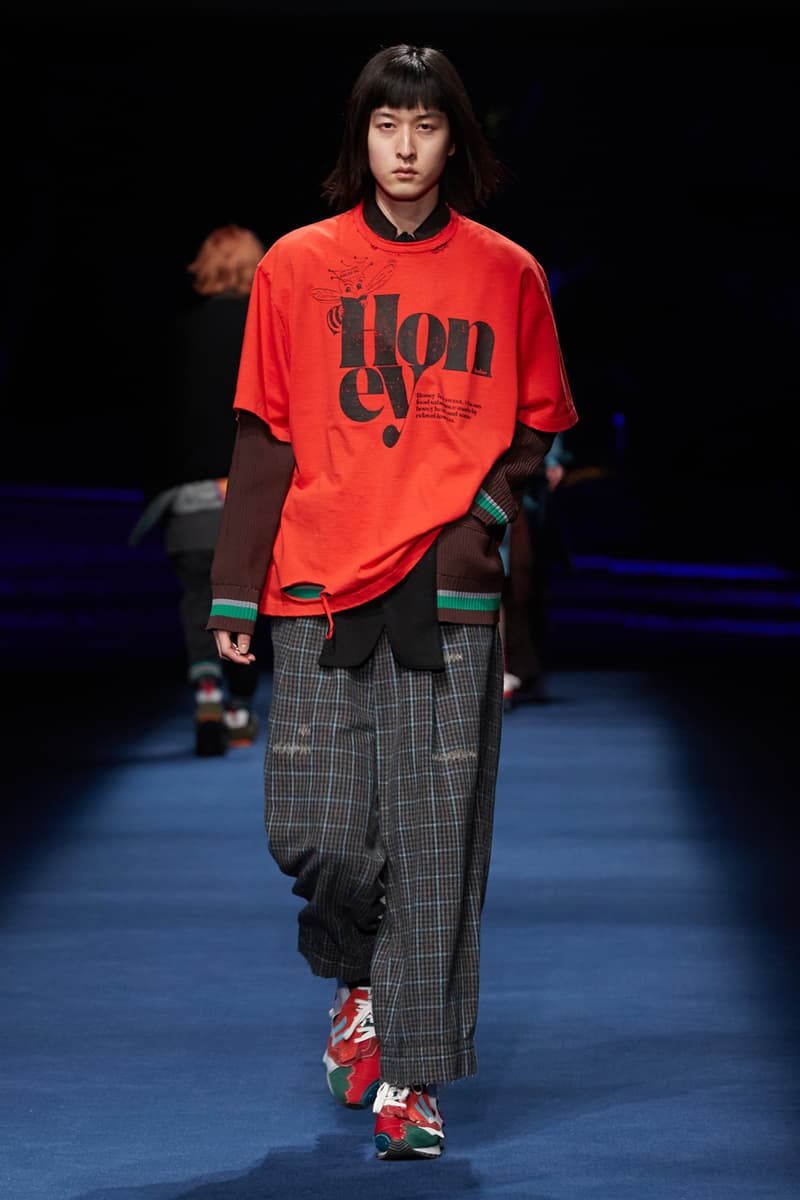 kolor Fall/Winter 2021 Collection Runway Show fw21 menswear womenswear japan junichi abe adidas collaboration