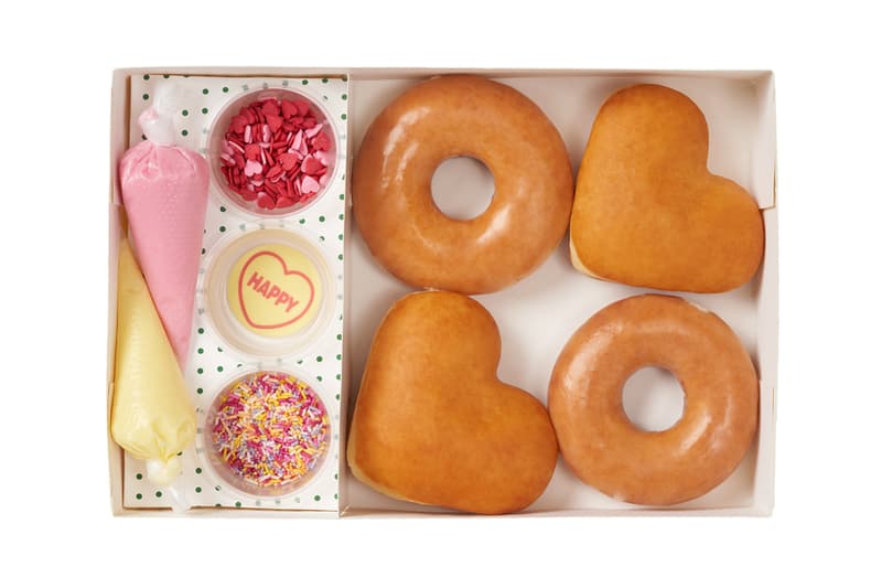 Krispy Kreme Swizzels Love Hearts donuts release candy UK Glazed Original Sweets Snacks Derbyshire