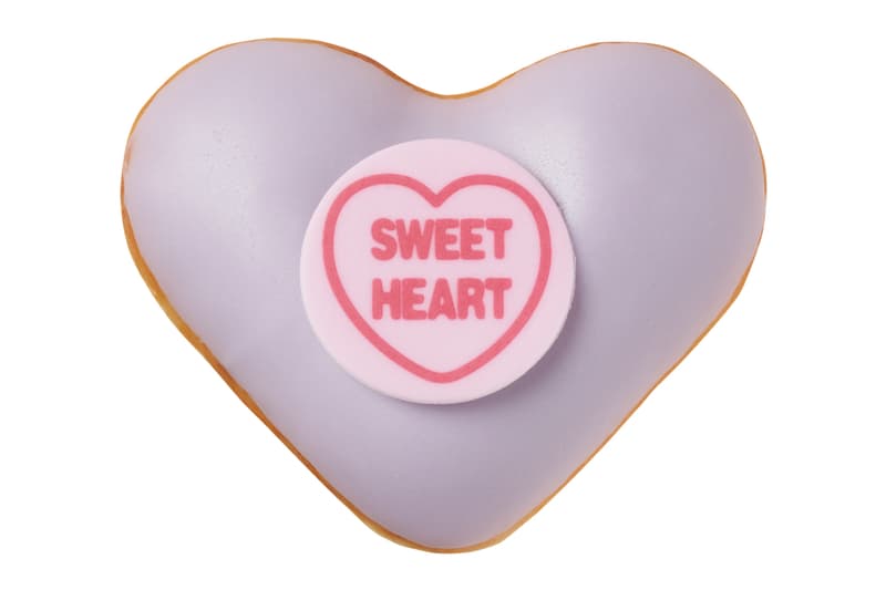 Krispy Kreme Swizzels Love Hearts donuts release candy UK Glazed Original Sweets Snacks Derbyshire