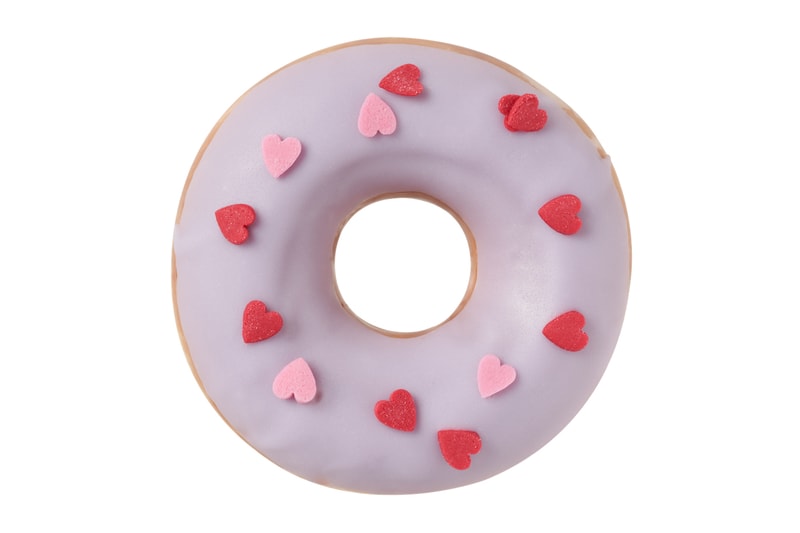 Krispy Kreme Swizzels Love Hearts donuts release candy UK Glazed Original Sweets Snacks Derbyshire
