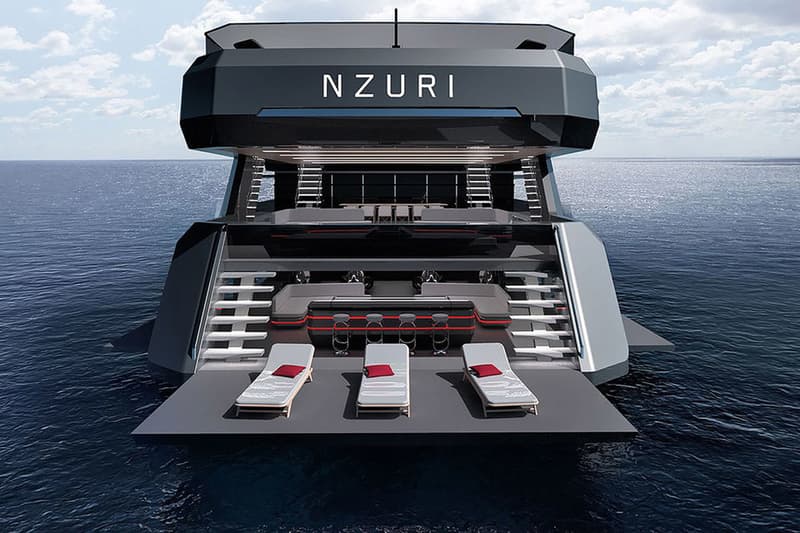 kyron design nzuri 230 feet yacht superyacht megayacht concept renderings imagery sailing helipad expedition 