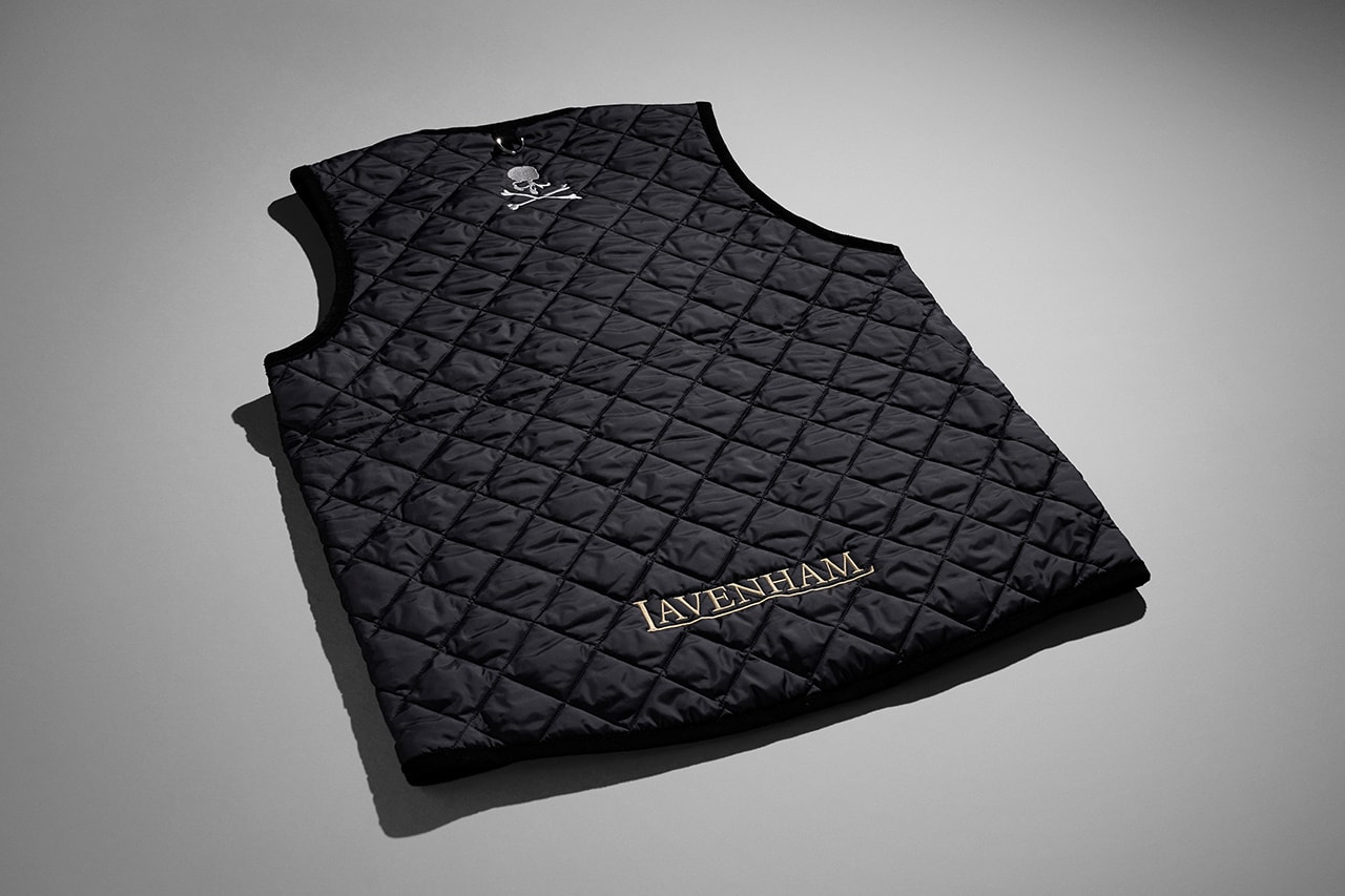 mastermind WORLD Lavenham 2021 Collaboration jacket gilet hooded black outerwear