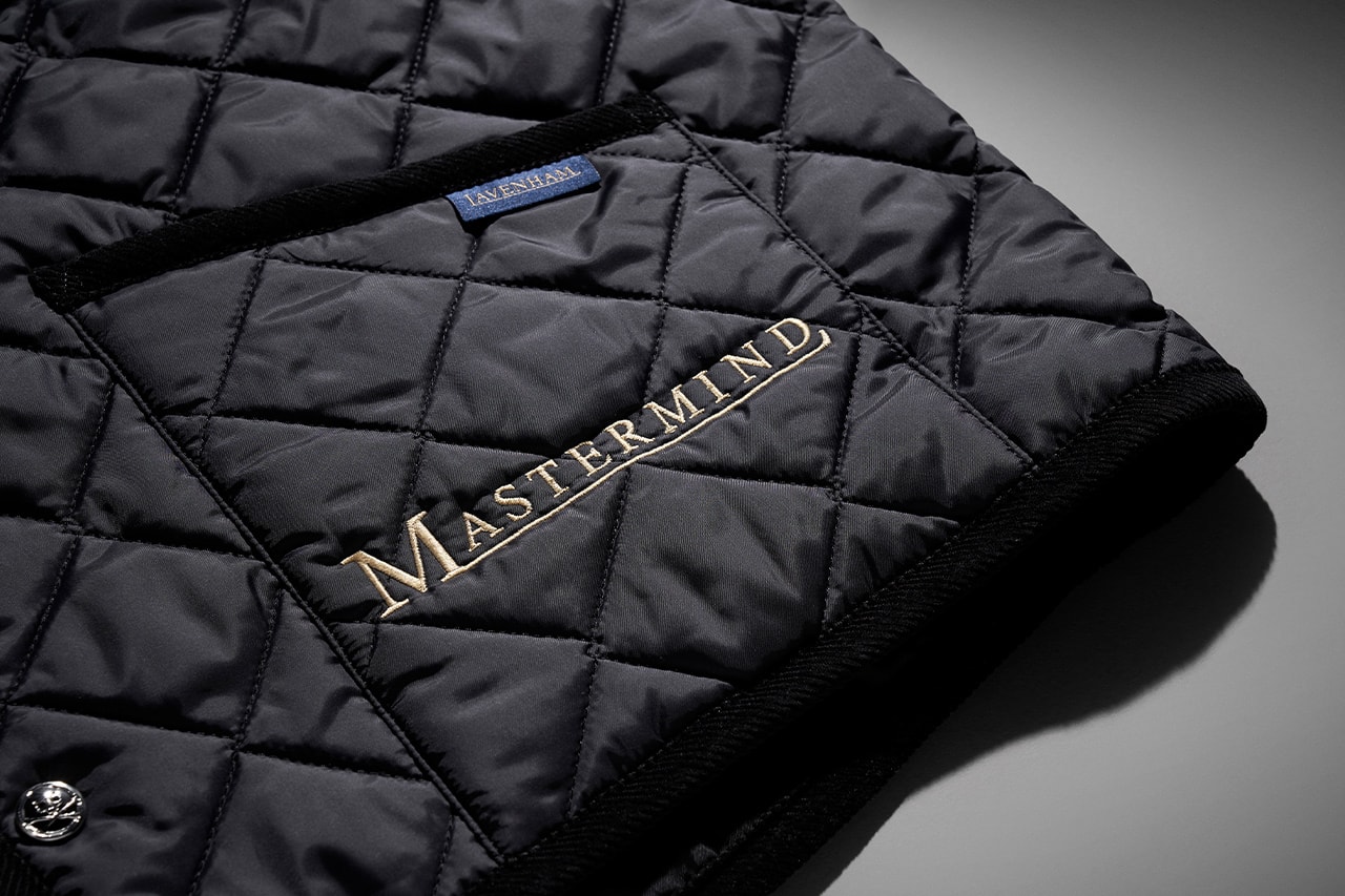 mastermind WORLD Lavenham 2021 Collaboration jacket gilet hooded black outerwear