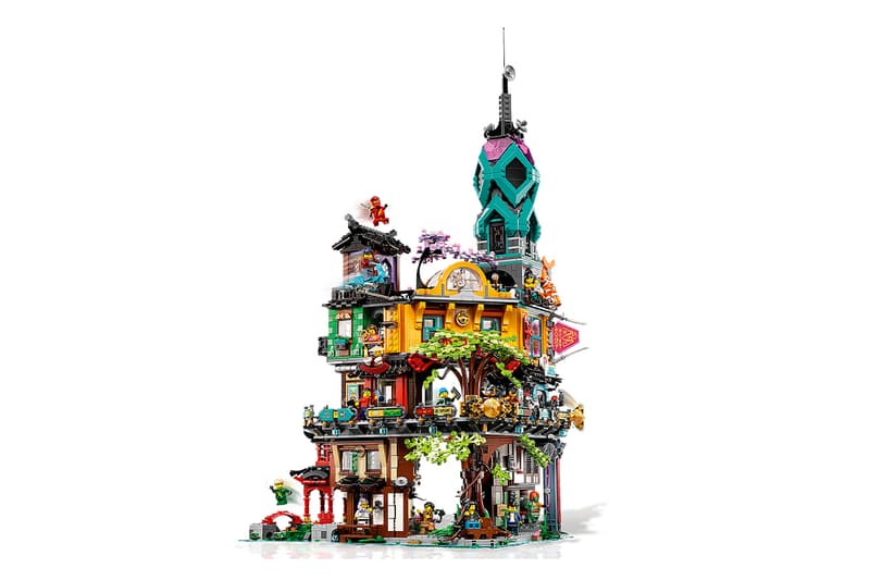 LEGO Ninjago City Gardens 10th anniversary Release Info young Lloyd, Kai, Zane, Urban Cole, Urban Jay, Urban Nya, Misako, Ronin, Hai, Cece, Mei Tito