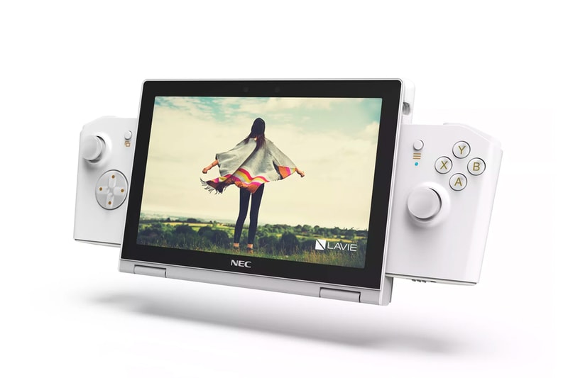 Lenovo NEC LaVie Mini PC Gaming Console Handheld Portable Laptop Controller Touchscreen Nintendo Switch Rival Prototype Concept