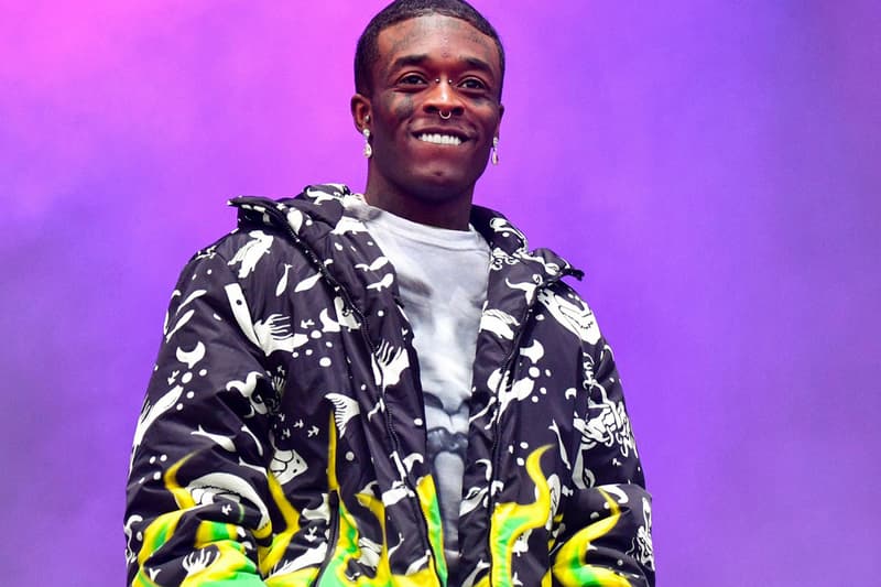 lil uzi vert face diamond implant forehead