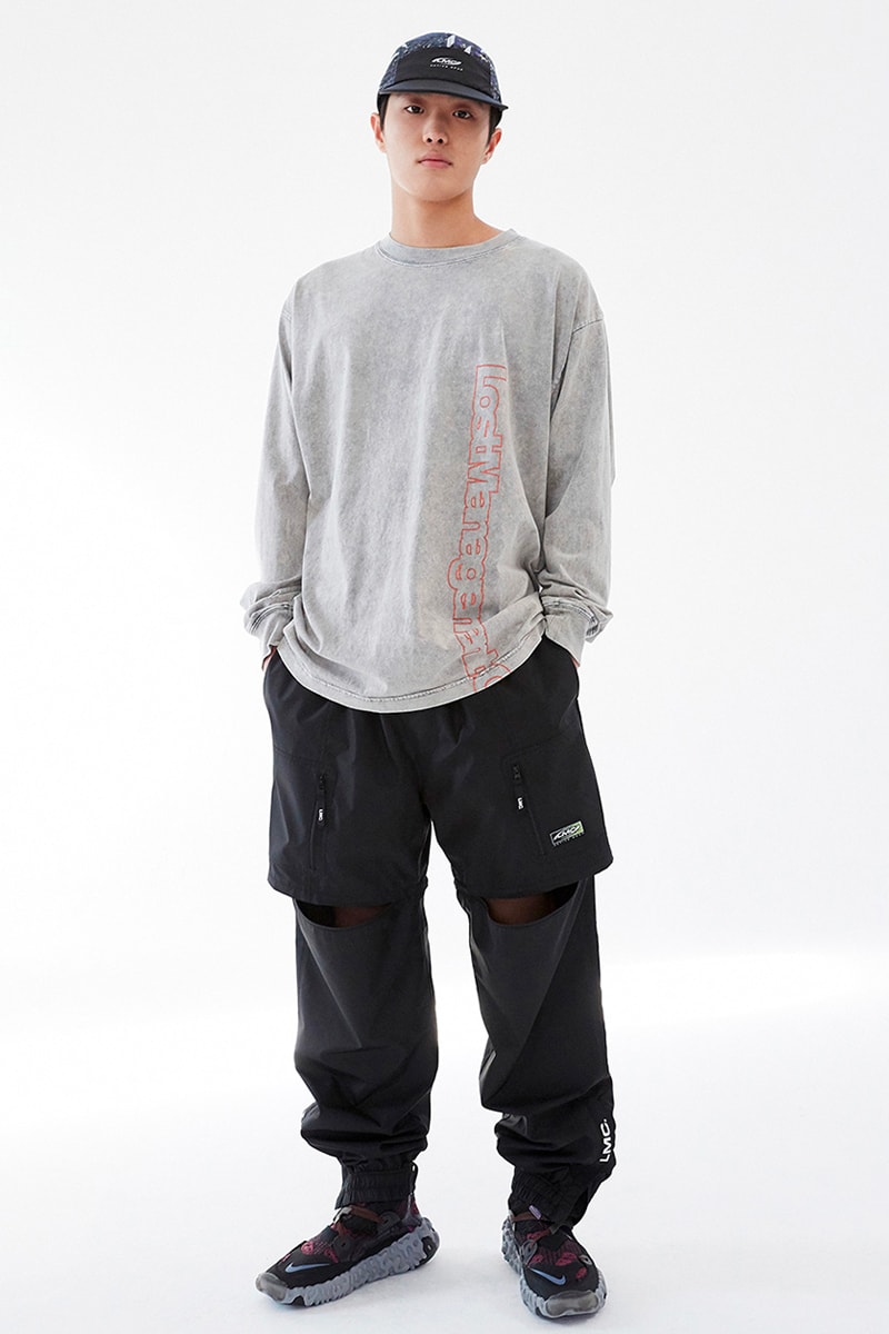 LMC Spring Summer 2021 Lookbook collection ss21 menswear streetwear jacket pants trousers shirts shorts t shirts sweats hoodies sweater info