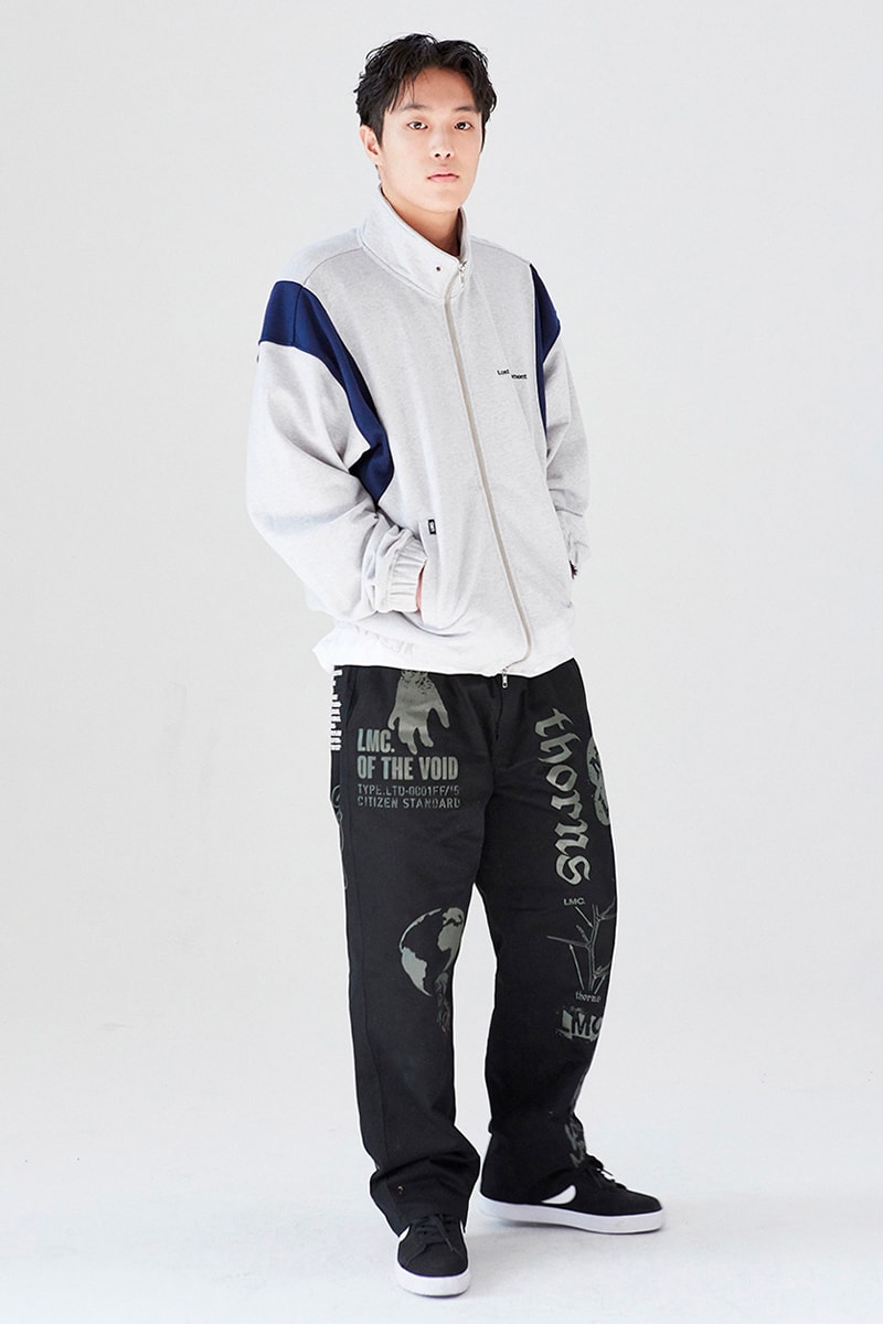 LMC Spring Summer 2021 Lookbook collection ss21 menswear streetwear jacket pants trousers shirts shorts t shirts sweats hoodies sweater info