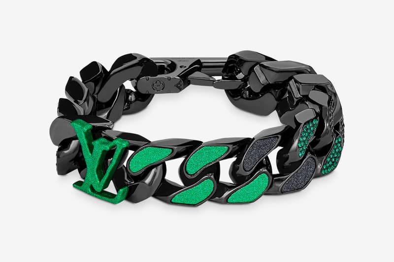 Louis Vuitton's Latest 2054 Bracelet Channels Drake's Nautilus Ref. 5726 Emeralds Green accessories