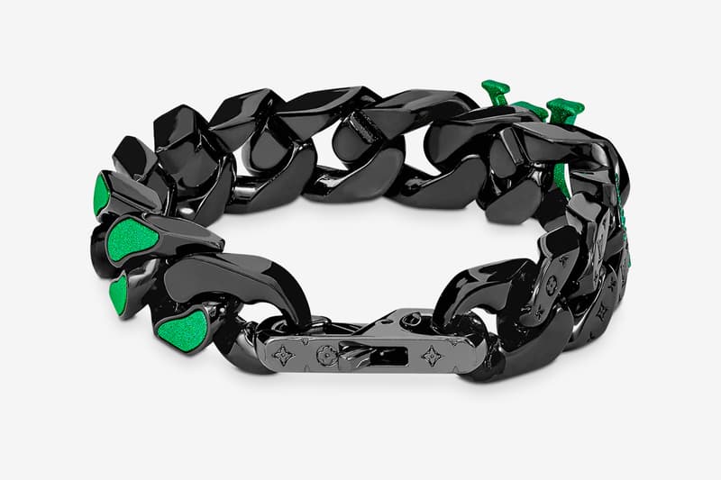 Louis Vuitton's Latest 2054 Bracelet Channels Drake's Nautilus Ref. 5726 Emeralds Green accessories 
