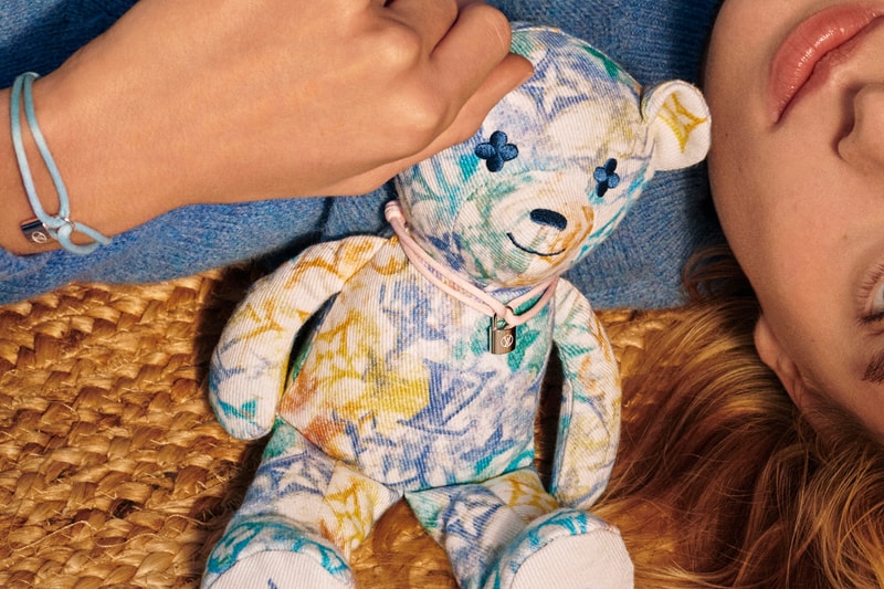 louis vuitton unicef jewelry bracelets silver lockit doudou teddy bear