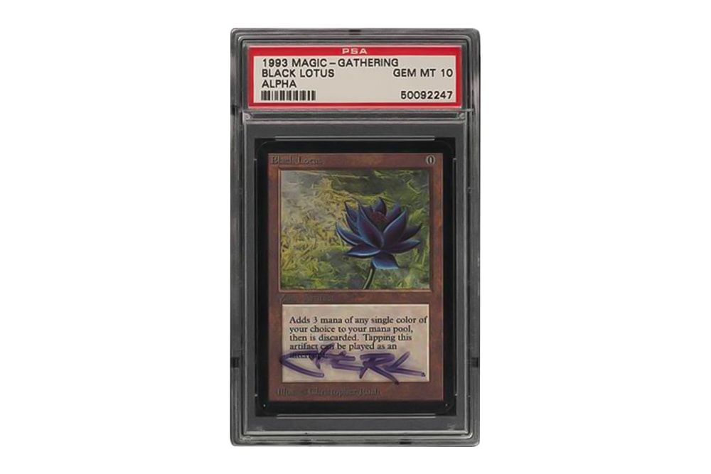 eBay Is Looking to Break Records With This Signed PSA 10 Magic: The Gathering Alpha Black Lotus  Chris Rush  TCG Cards auctions cards sales PWCC