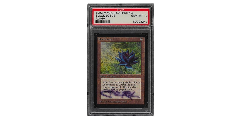 PWCC eBay Magic the Gathering Alpha Black Lotus Card | Hypebeast
