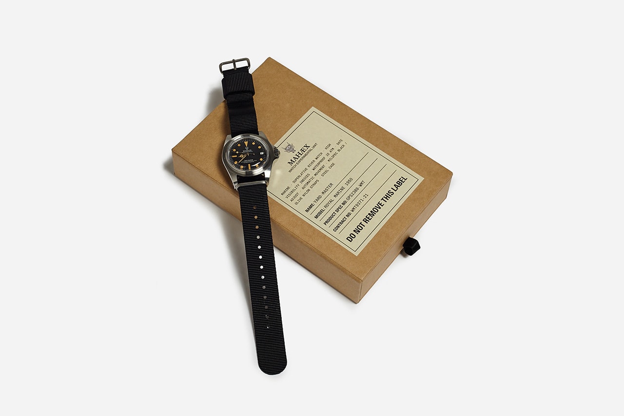 Maharishi Royal Marine 1950 Pays Tribute To Brando Rolex With Experimental Watch Unit