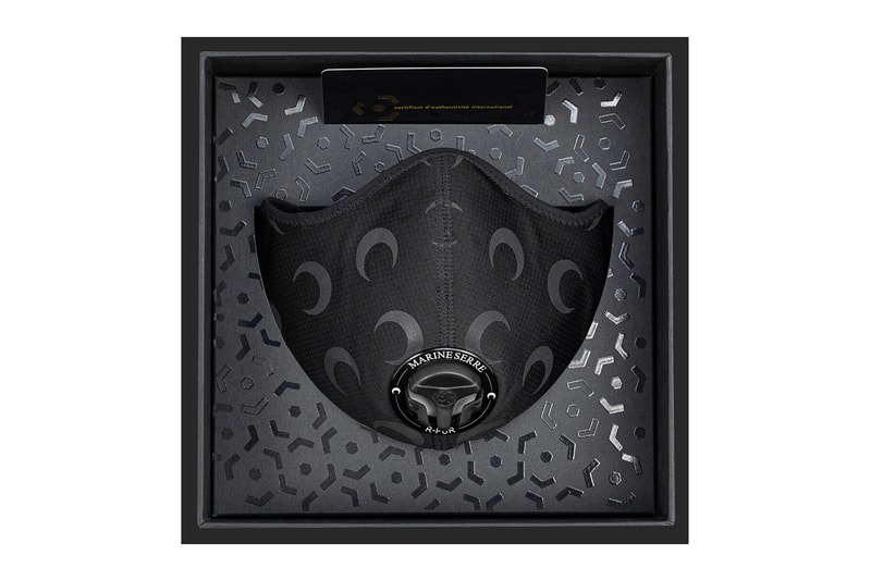 Marine Serre R-PUR Black Moon Reflective Respirator Face Mask Release Info Buy Price Coronavirus COVID-19