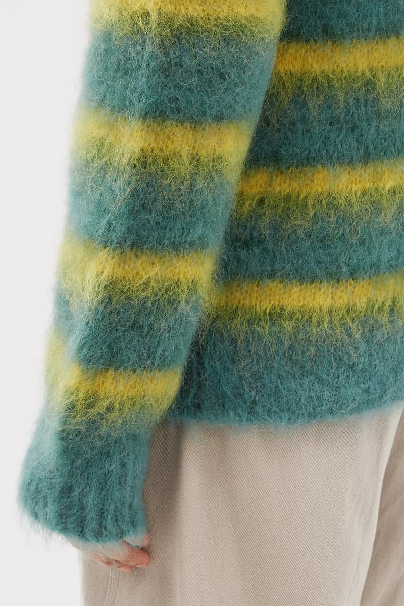 marni striped mohair cardigan release information matches fashion Francesco Risso 